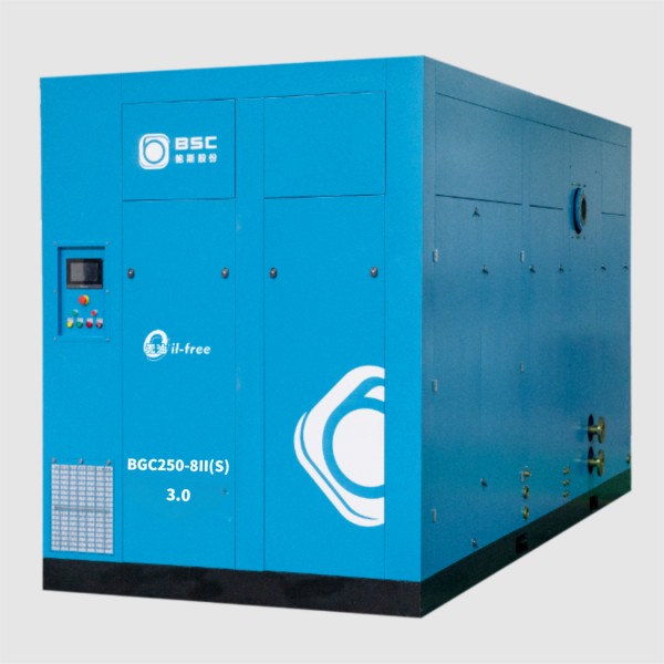鲍斯BGC250-8II(S)催化无油空压机 水冷双级永磁变频常压系列