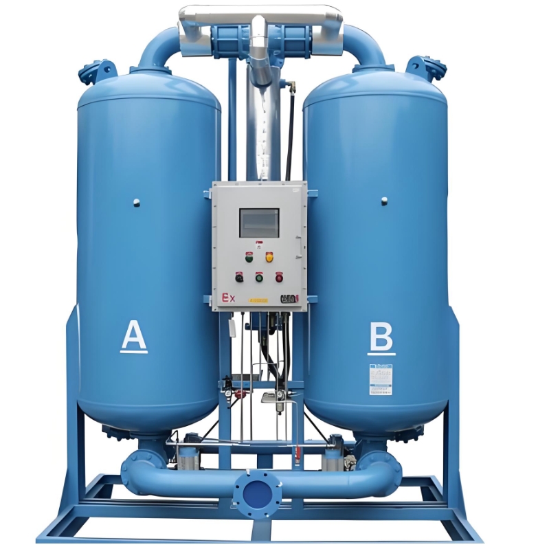 QE-670吸干机 佑侨67m³微热再生吸附式干燥机