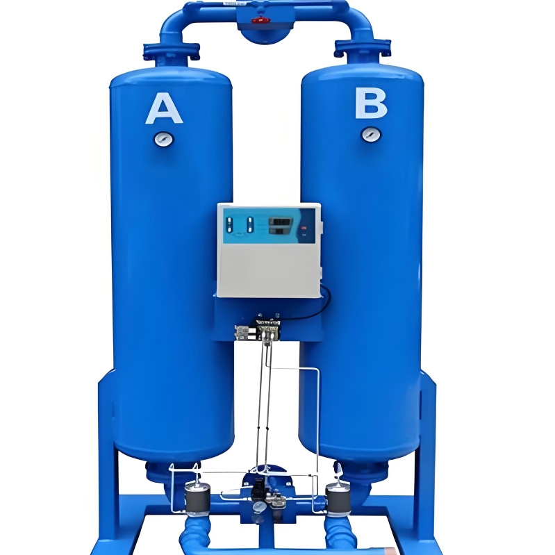QE-850吸干机 佑侨85m³微热再生吸附式干燥机