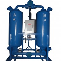 QE-1500吸干机 佑侨150m³微热再生吸附式干燥机